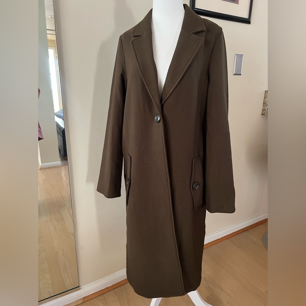 H&M Classic Brown Trench Coat